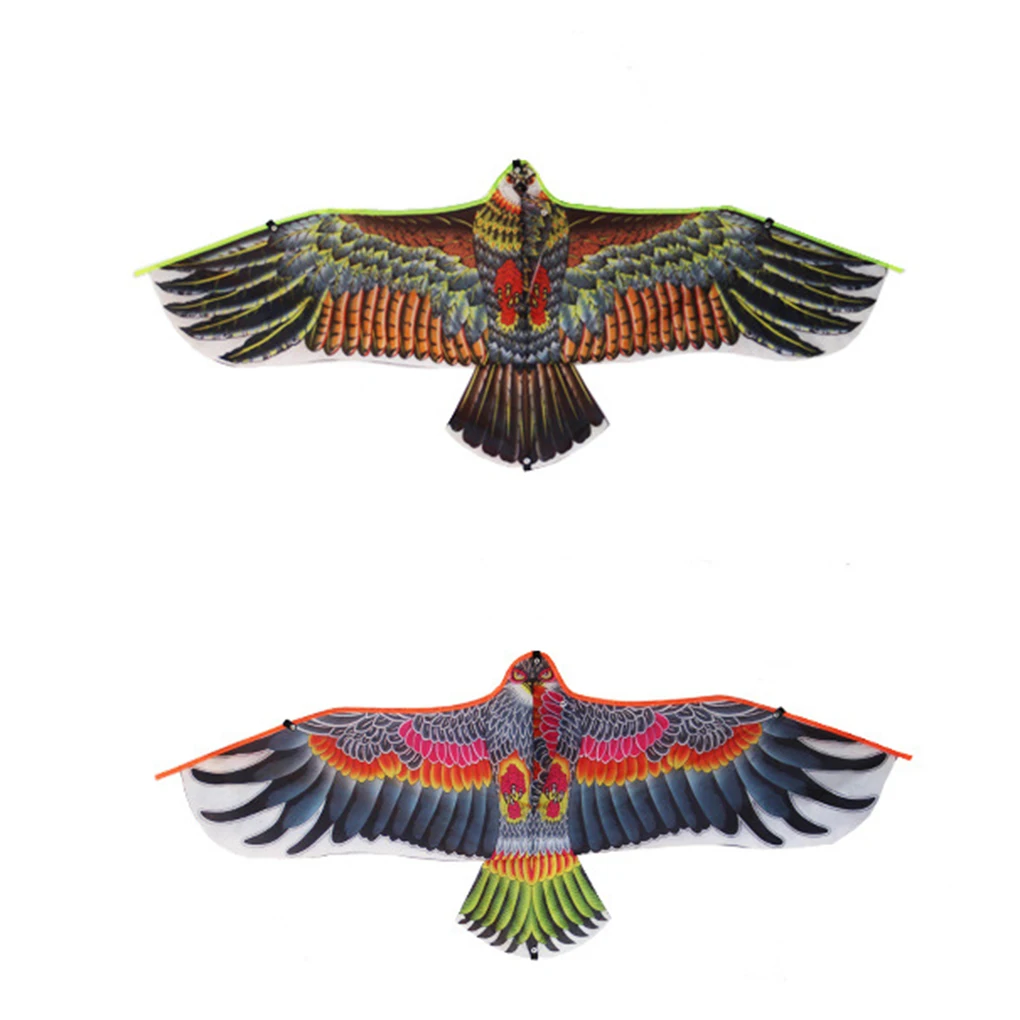 

1PC New Kite Kids Children Cartoon Animal Kites 1.1M Animal Kite 30M Flying Line Cord Random Color