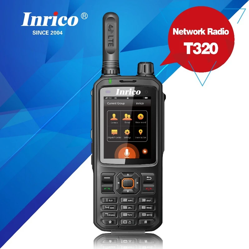 T320 4G LTE сеть домофон приемопередатчик мобильный телефон Радио walkie talkie SIM карта gps