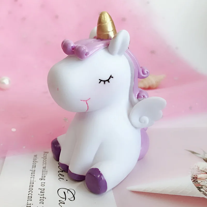 1 шт. Свадебная вечеринка пользу Baby Shower милый звук Единорог брелок для ключей