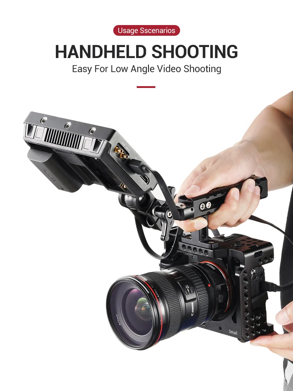 SmallRig a7iii a7r3 a7m3 клетка для sony A7RIII/A7III/A7MIII алюминиевый сплав клетка для крепления штатива быстросъемный Комплект расширения-2087
