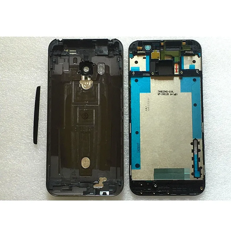 Полный корпус Корпус рамка задняя крышка батарейный чехол для htc One M9 Чехол +