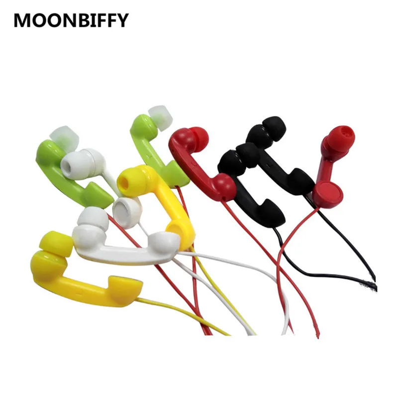 MOONBIFFY портативные проводные наушники-вкладыши с микрофоном и кнопкой дистанционного управления, стерео наушники, универсальные для смартфонов samsung huawei
