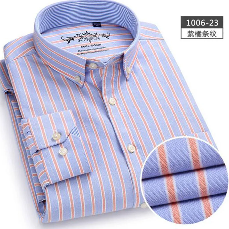 Мужские повседневные рубашки с длинным рукавом и отложным воротником Camisa