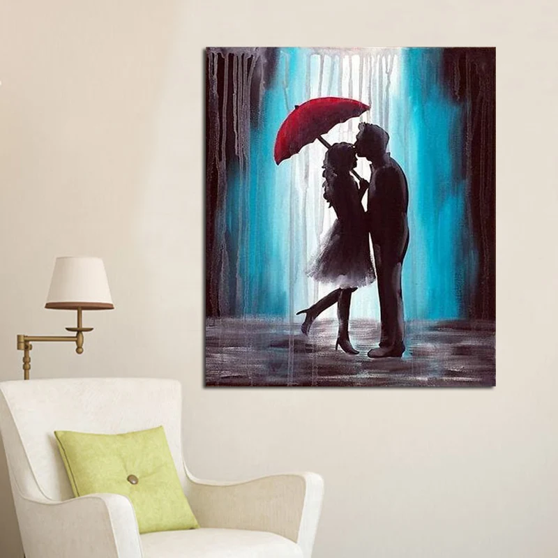 

100% Hand painted modern landscape wall art canvas abstract oil painting no frame home decoration
