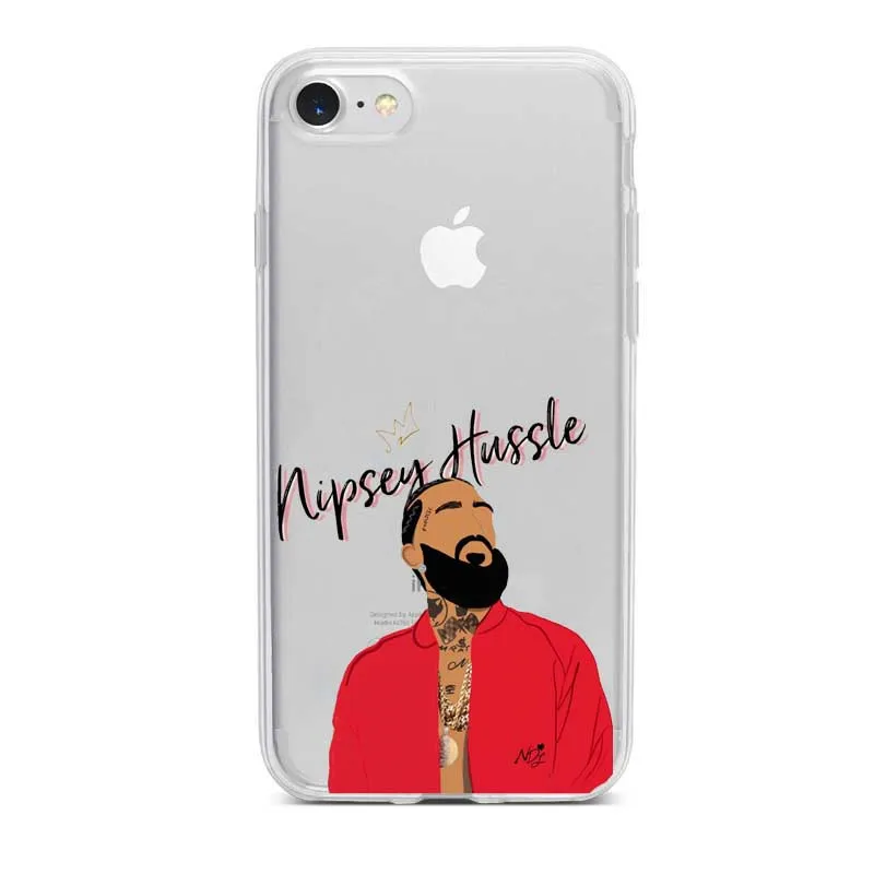 TPU Рэппер Nipsey Hussle Виктория Круг прозрачный силикон ТПЭ мягкий чехол для телефона для iPhone 8 7 6 Plus XMAX XR11 11PRO Fundas чехол - Цвет: TPU
