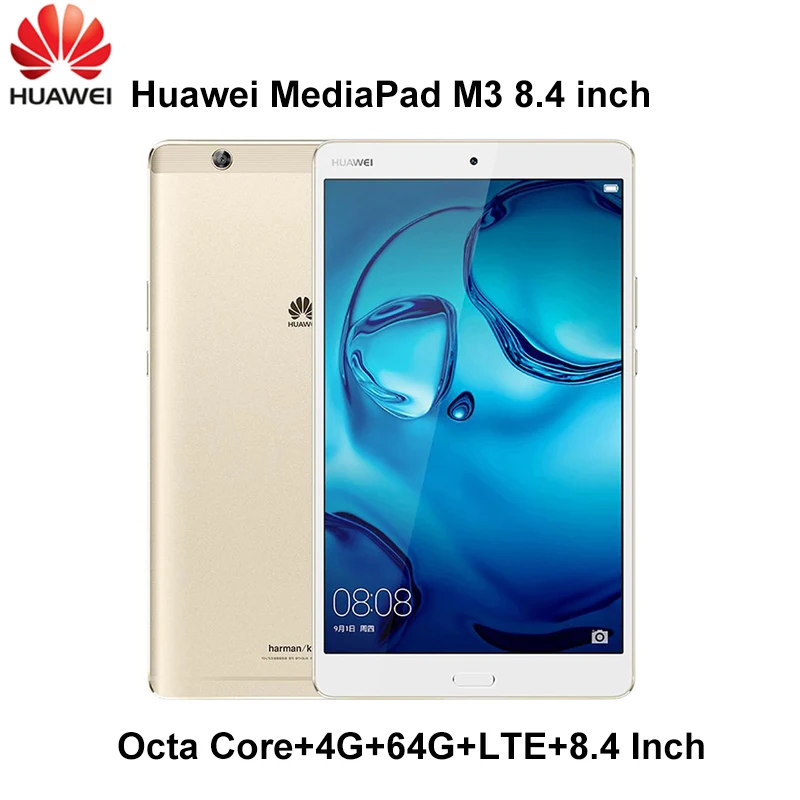 Huawei MediaPad M3 4G Ram 64G Rom LTE 8 4 дюймов Android 6 0 Kirin 950 Восьмиядерный Ips Origal huawei глобальная