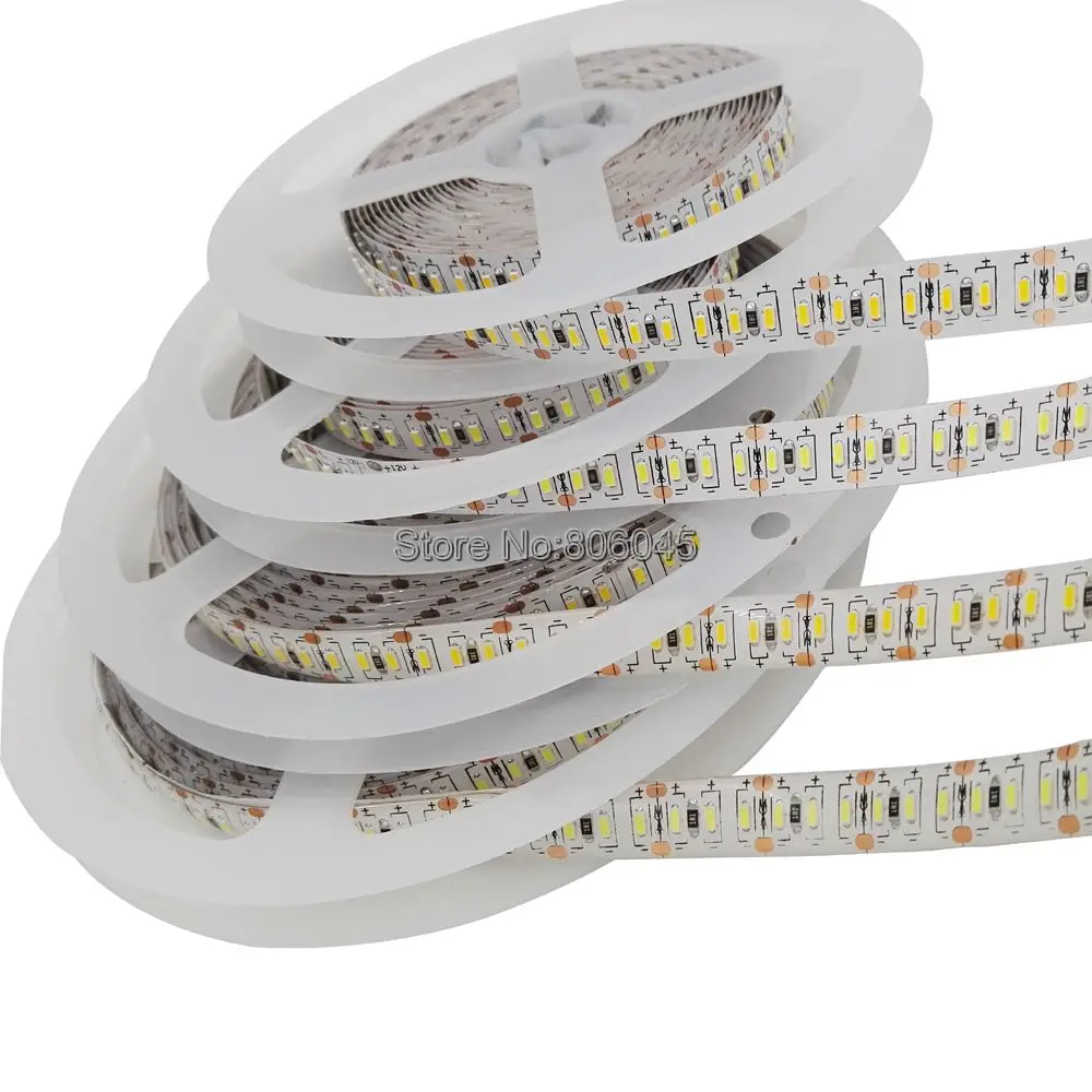 5 м работающего на постоянном токе 12 В в SMD 3014 Светодиодные ленты 204LED/м 1020