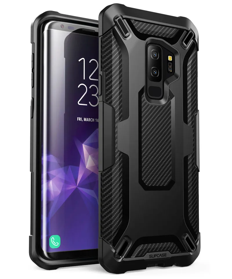 Для samsung Galaxy S9 Plus SUPCASE Единорог Жук серии ТПУ+ Жесткая Поликарбонат Премиум Гибридный Защитная крышка
