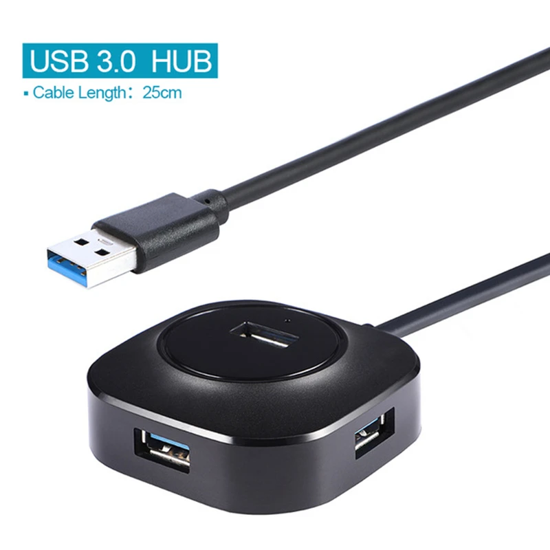 KuWFi USB Hub 3,0 многопортовый usb-адаптер с питанием интерфейс концентратор для ПК Компьютерные аксессуары