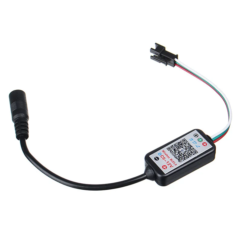 CLAITE DC5 12V 192 Вт 3Pin Pixel Smart IC RGB LED bluetooth контроллер для WS2811 WS2812 SK6812 полоса