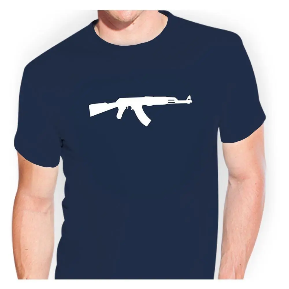 Наклейка на футболку AK-47 Kalaschnikow AK47 - tsf0294 | Мужская одежда
