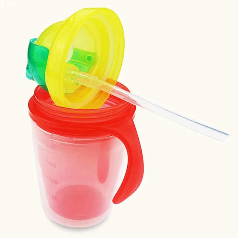 240 мл детская бутылка для воды чашка соломенная Двойная-Изолированная Питьевая