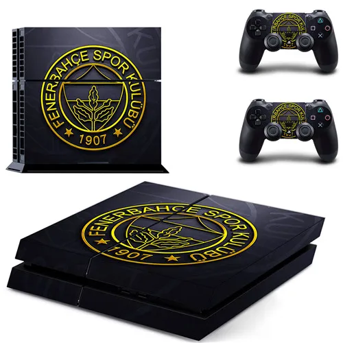 DPTM1301 Fenerbahce Spor Kulubu футбол PS4 Кожа Наклейка виниловая для sony Playstation 4 консоль и 2 контроллера PS4 Кожа Наклейка - Цвет: DPTM1301