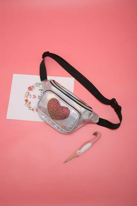 Новинка 2019 популярная поясная сумка забавная дорожная блестящая с блестками