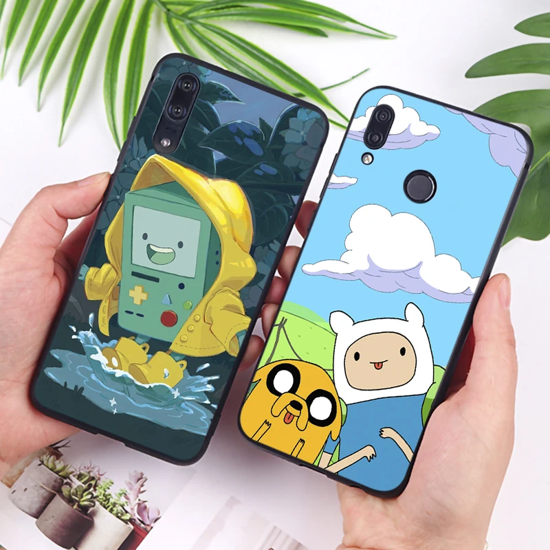 Adventure Time с Финном и Джейком мягкий силиконовый чехол для телефона huawei honor 20 lite 8x 9x