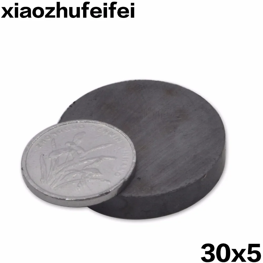 50/100 шт 30x5 Бесплатная доставка ферритовый магнит в форме диска dia30x5mm Оптовая
