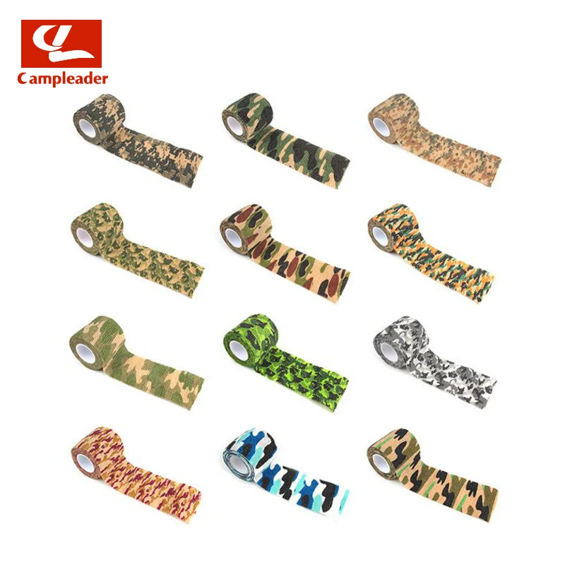 Self-adhesive telescopic camouflage tape outdoor bionic non-woven jungle hunting riding | Спорт и развлечения