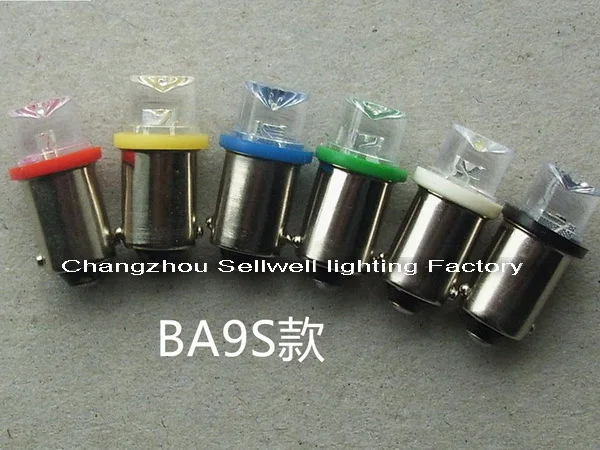 Светодиодсветодиодный лампочка BA9S 6 в LED для обнаружения инструмент Хрустальная 3