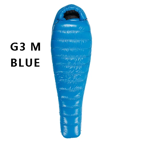 G3 M BLUE G1/G2/G3 Aegismax профессиональный Сверхлегкий Открытый белый гусиный пух Зимний Мумия Тип спальный мешок - Цвет: G3 M BLUE