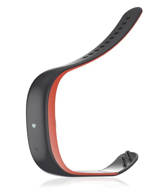 lenovo HW02 smartband браслет IP67 водонепроницаемый браслет g-сенсор Bluetooth монитор сердечного ритма шагомер для Android IOS - Цвет: orange black