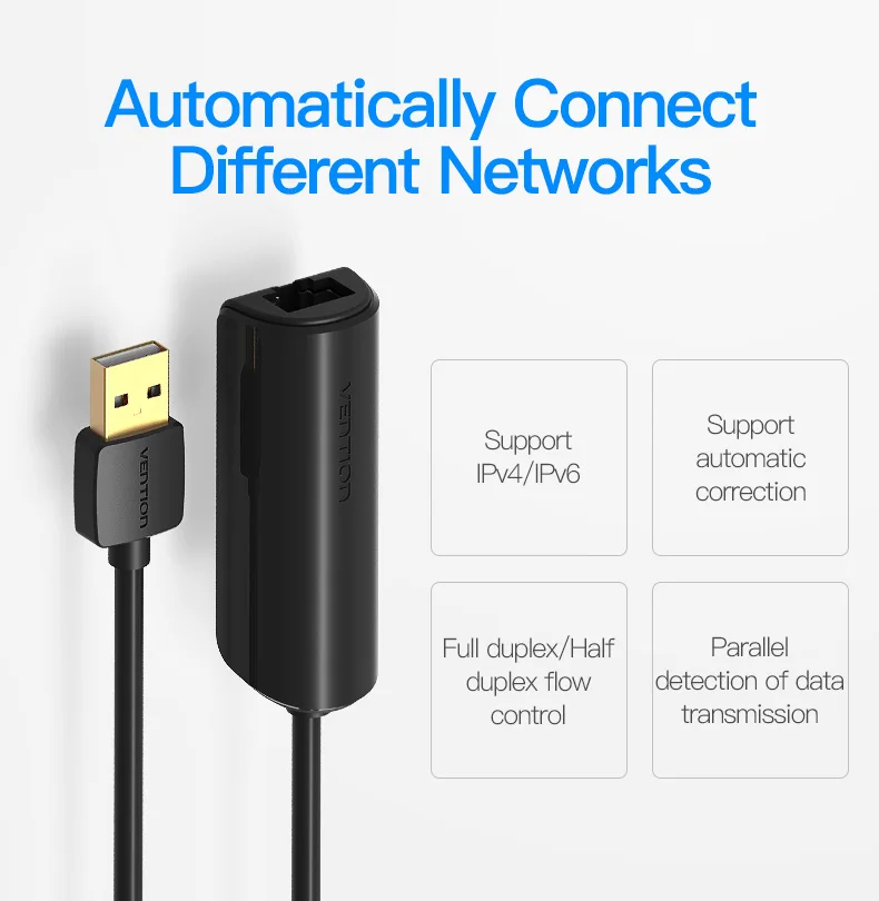 Vention USB Ethernet адаптер USB 3,0 к RJ45 сетевая карта высокоскоростной 10 м/100 м/1000 м Lan адаптер для Windows Mac Ethernet USB адаптер
