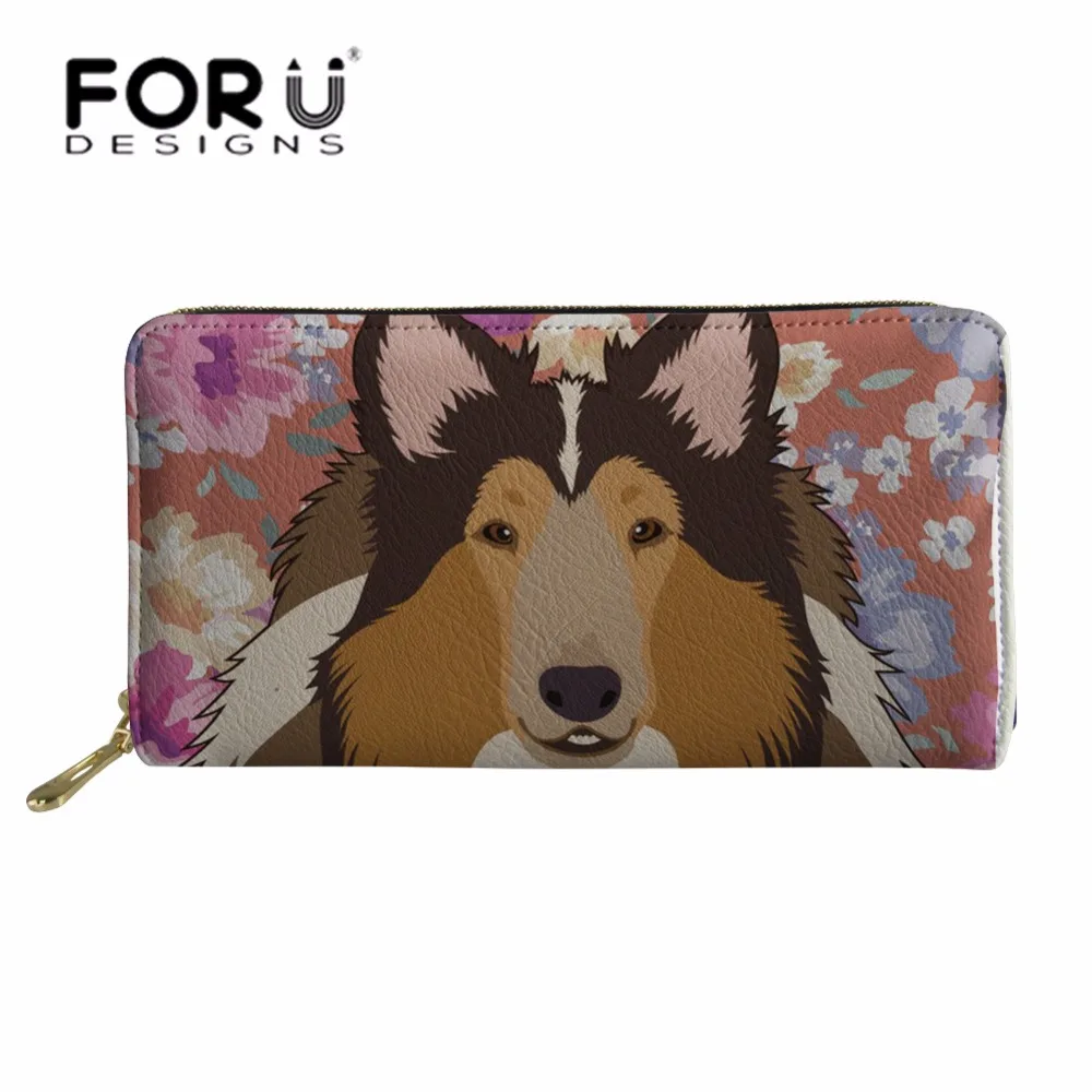 FORUDESIGNS кошельки из искусственной кожи для женщин длинный Органайзер с рисунком