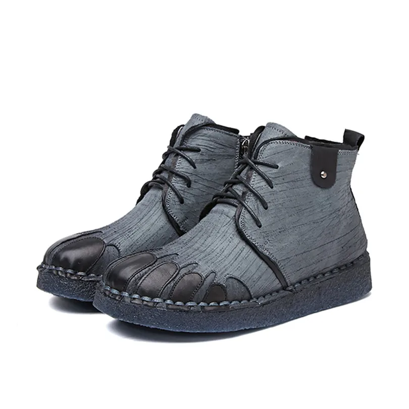 

Ankle Boots For Women Autumn Winter Woman Warm Shoes Female 2018 New Fashion Plus Size Lace Up Genuine Leather Free Shipping