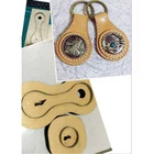 Японское стальное лезвие, деревянное, японское лезвие, брелок, кулон, кожа, ремесло, удар, ручной инструмент, нож, форма, Швейные аксессуары