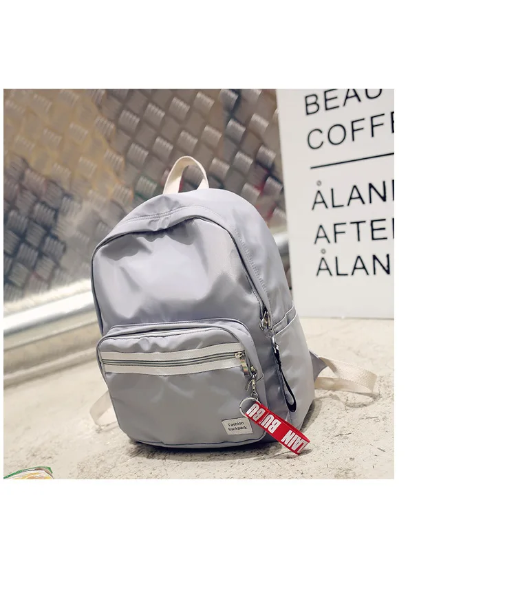 Японский Харадзюку сплошной цвет ulzzang backbag дикая кисть уличная Студенческая сумка стример женский рюкзак