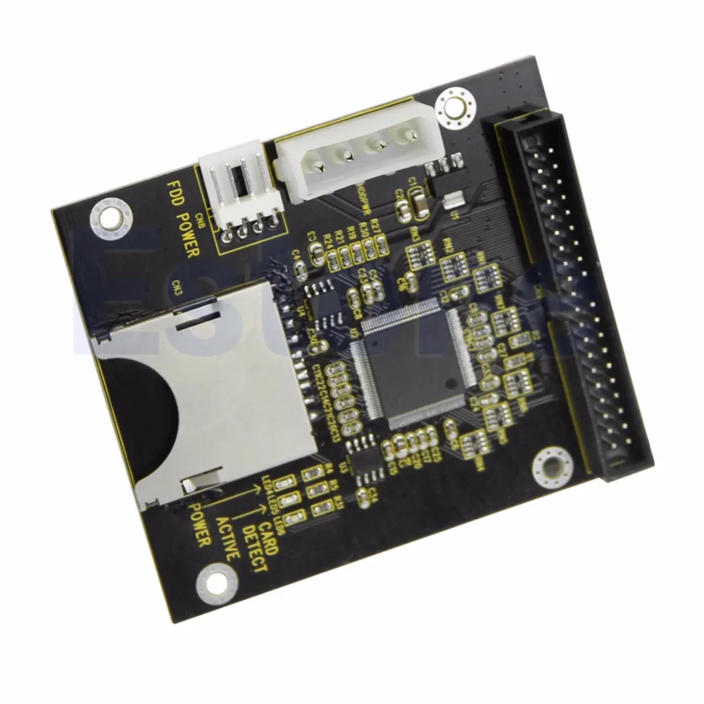 Горячая SD до 3 5 &quot40Pin папа IDE жесткий диск адаптер карта C26|sd card hard drive|sd sdsd to ide |