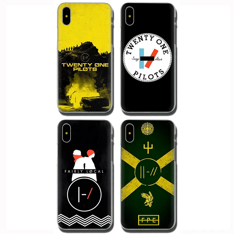 Жесткий чехол Twenty One Pilots для iPhone 5 5S 5C SE 6 6s 7 8 plus X XR XS 11 Pro Max