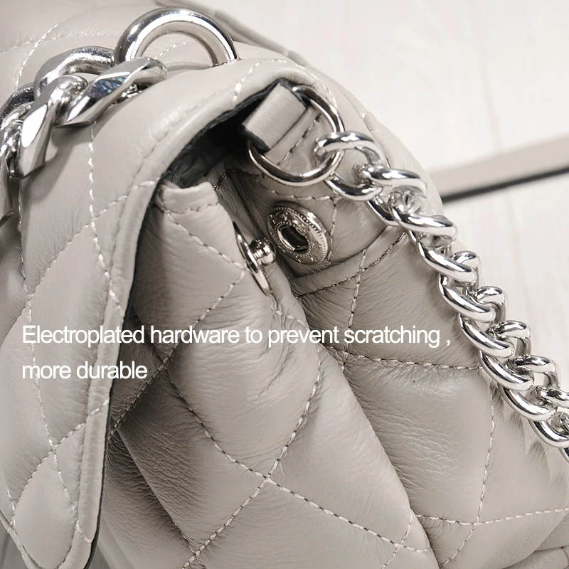 Роскошная стильная женская сумка с ромбовидной решеткой на плечо брендовая