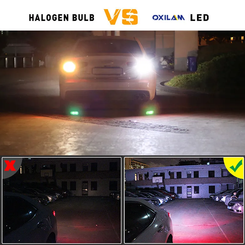 OXILAM 2x W16W светодиодный Canbus T15 921 912 задний фонарь заднего хода для Honda Civic купе 2006 2011