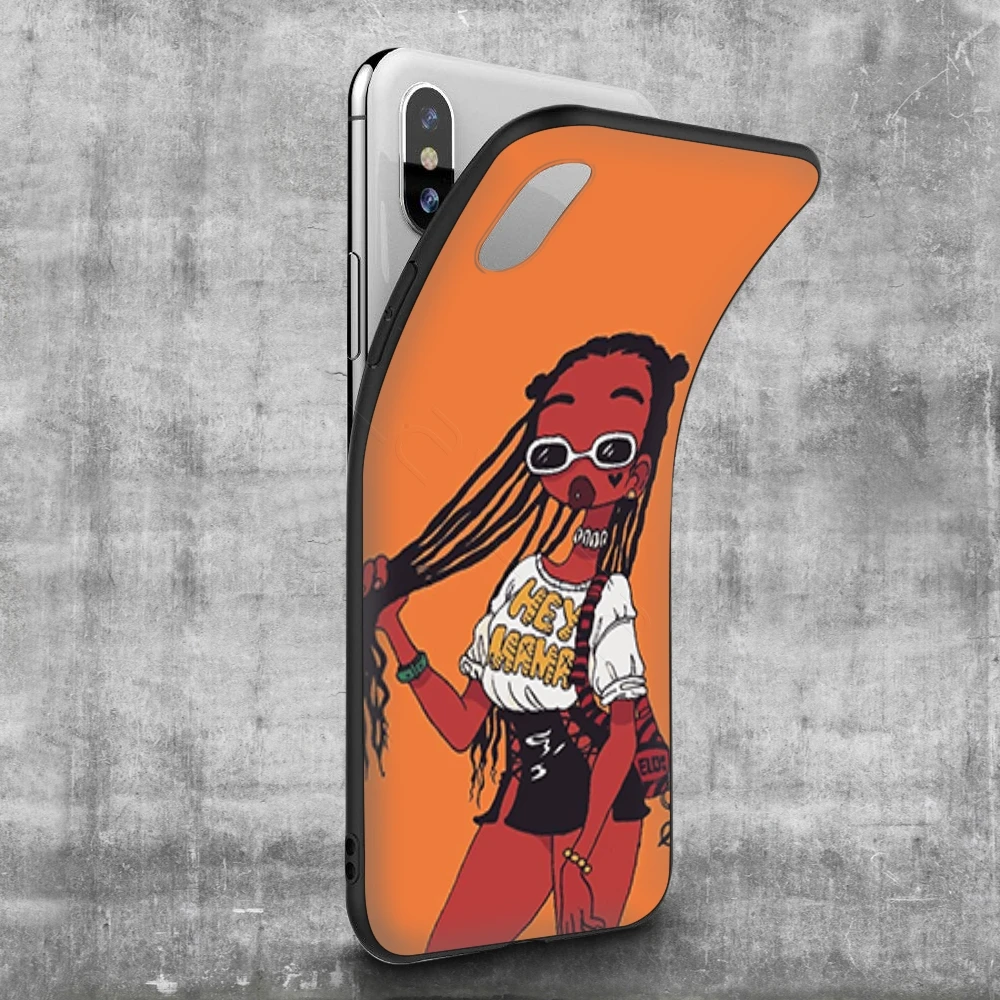 Красивый чехол Lavaza для девочек в стиле афро iPhone 12 mini 11 Pro XS Max XR X 8 7 6 6S Plus 5 5s se |