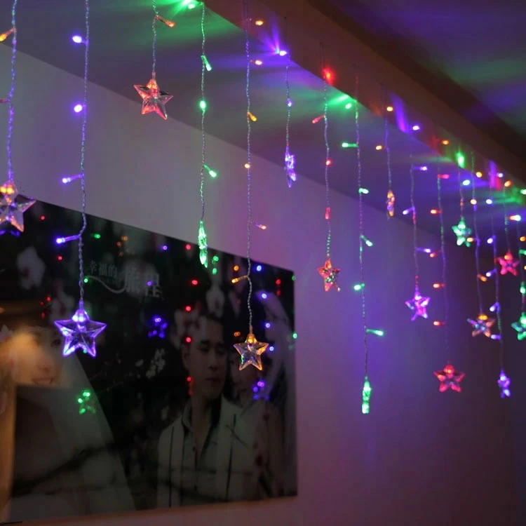 Гирлянда занавес в виде сосулек 4 м 100 светодиодов 110 В/220 В|light garland|led iciclecurtain lights |