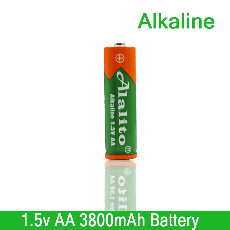 10 шт/шт ALalito AA Аккумуляторная батарея 3800mah 1 5 V Новая Щелочная аккумуляторная для
