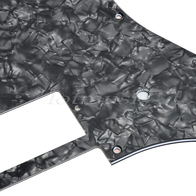 2 шт. черная жемчужная Накладка для гитары 3ply с одним Humbucker Fender Strat Замена|black pearl