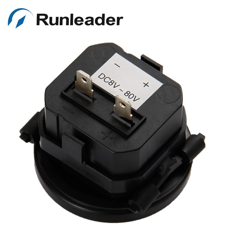 (30 шт./лот) RL-HM009 AC 110-220 V круглый цифровой счетчик времени для двигателя Морской