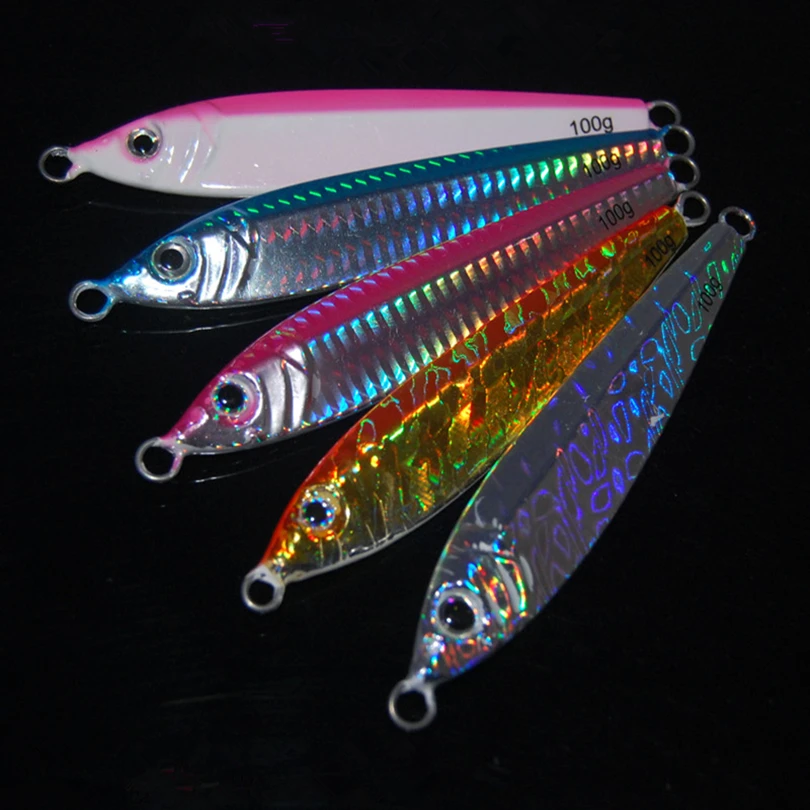 Metal Jig Bait Lead Fish Shaped Jigging Fishing Lure New Carp 50g 70g 100g | Lures
