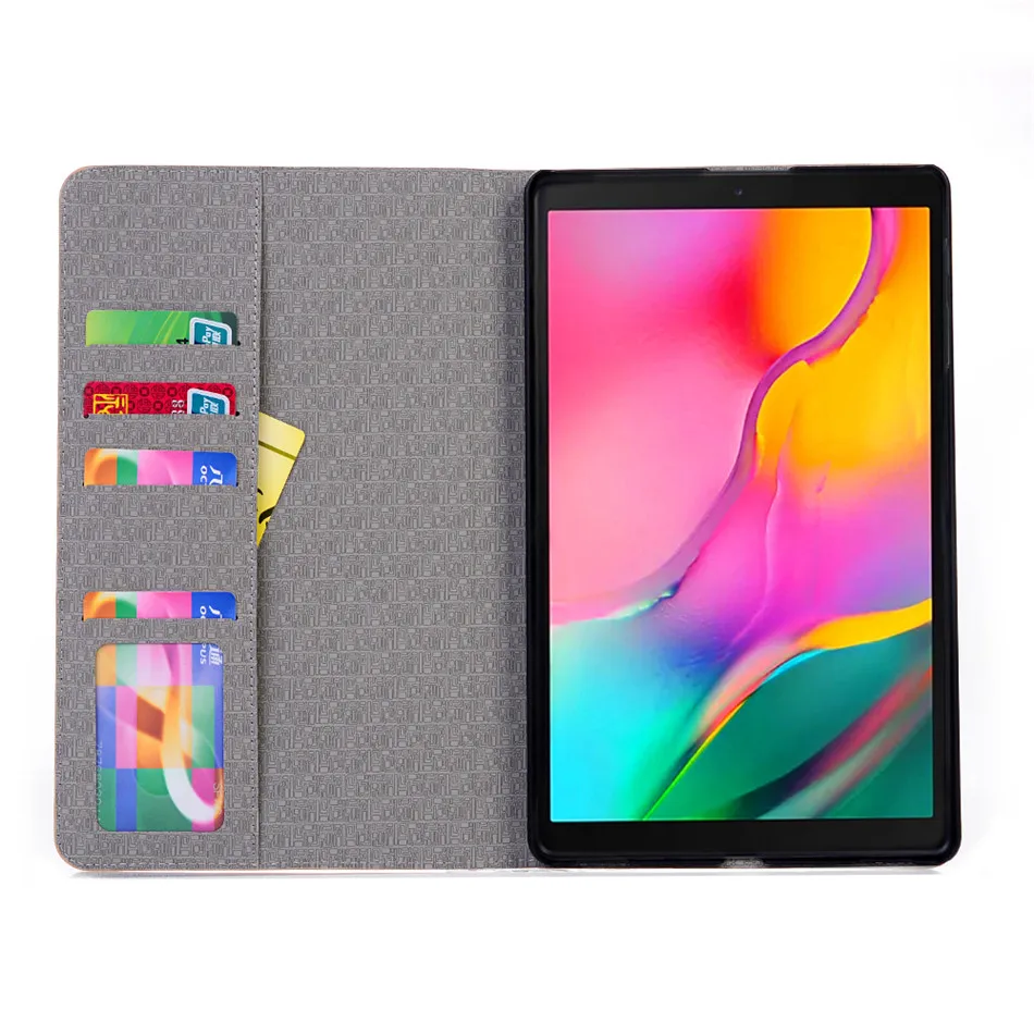 Чехол для Samsung Galaxy Tab A 10 1 2019 дюйма T510 T515 искусственная кожа|Чехлы планшетов и