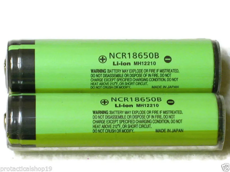 NITE Подводное NCR18650B 3400 мАч Защищенный для Panasonic 18650 3,7 В аккумуляторные батареи