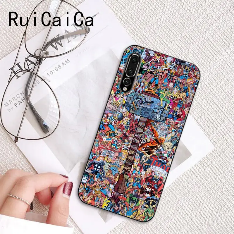Чехол для телефона RuiCaiCa Marvel Avengers Heros Comics Huawei P10 Plus Mate10 Mate20 Pro 10 Lite P20 Honor10 vision