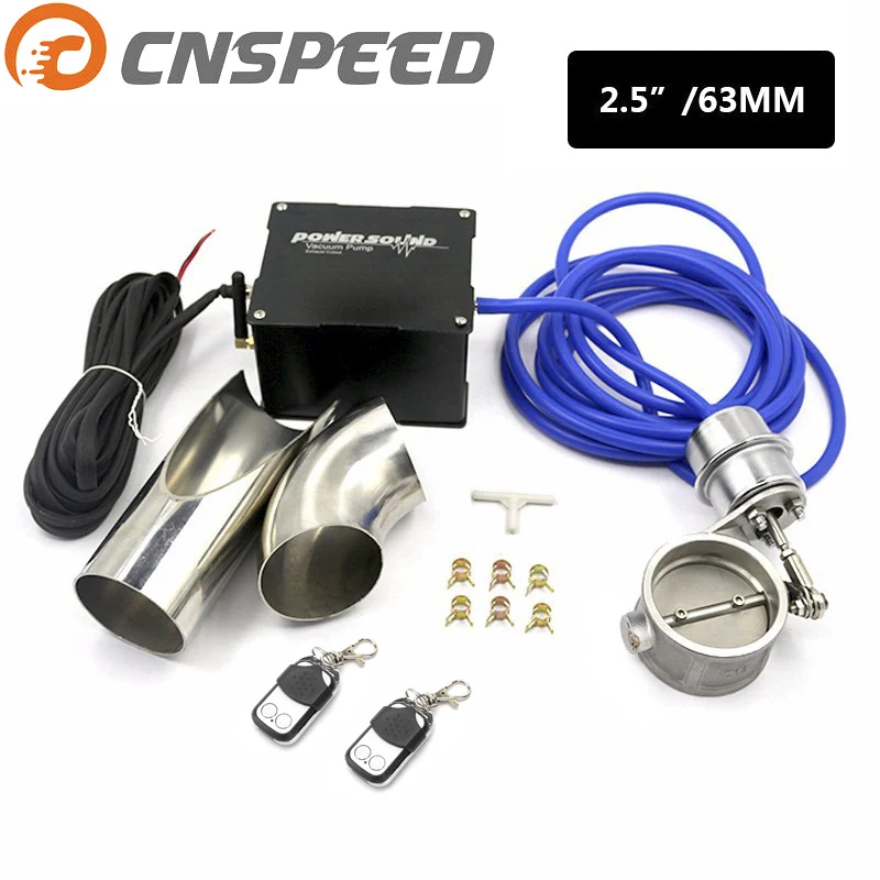 CNSPEED выпускной клапан управления 2 5 &quot63 мм 3&quot 76 Труба закрытого стиля с