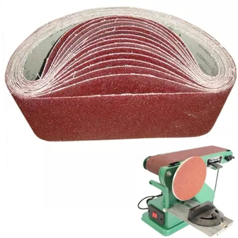 

3 Pieces Aluminum Oxide Abrasive Sanding Belt Grit 40#-600# 100*915mm Grinding Polishing Accessories Sander Tool