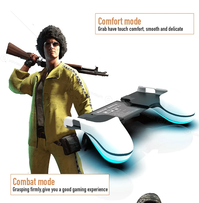 Pubg геймпад для мобильного телефона L1r1 триггер кнопки портативный контроллер игровой коврик Free Fire Pubg для iphone для STG FPS игр