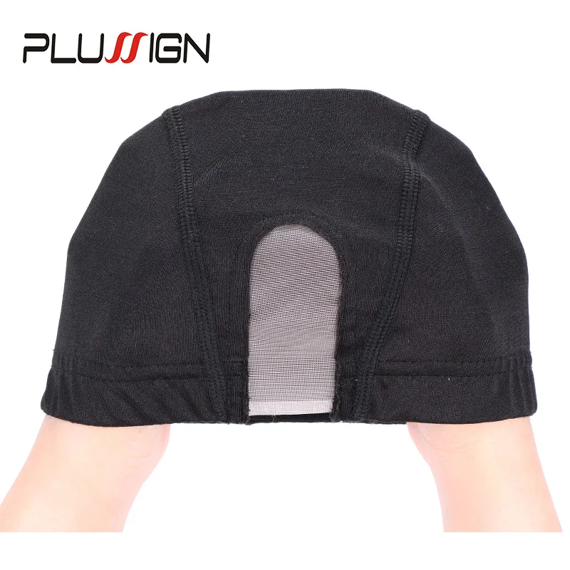 Plussign S/M/L черные сетки для волос 1 шт. u-часть парик шапки для изготовления парики дышащий спандекс купол шапки профессиональные инструменты для изготовления париков