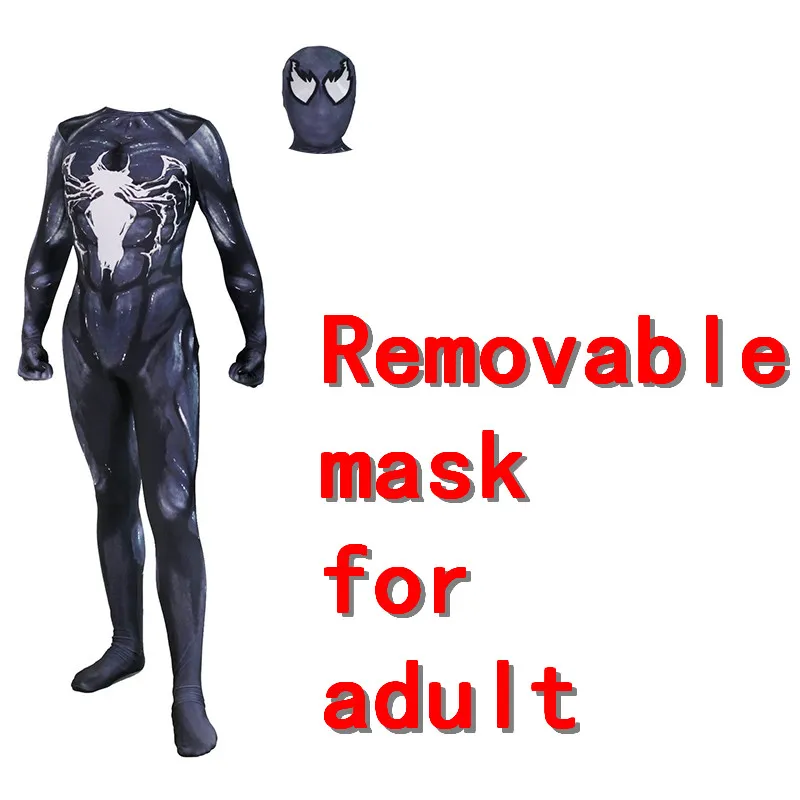 For adult Костюм паука Гвен Стейси косплей костюм Человека-паука Zentai боди костюм для детей и взрослых - Цвет: For adult
