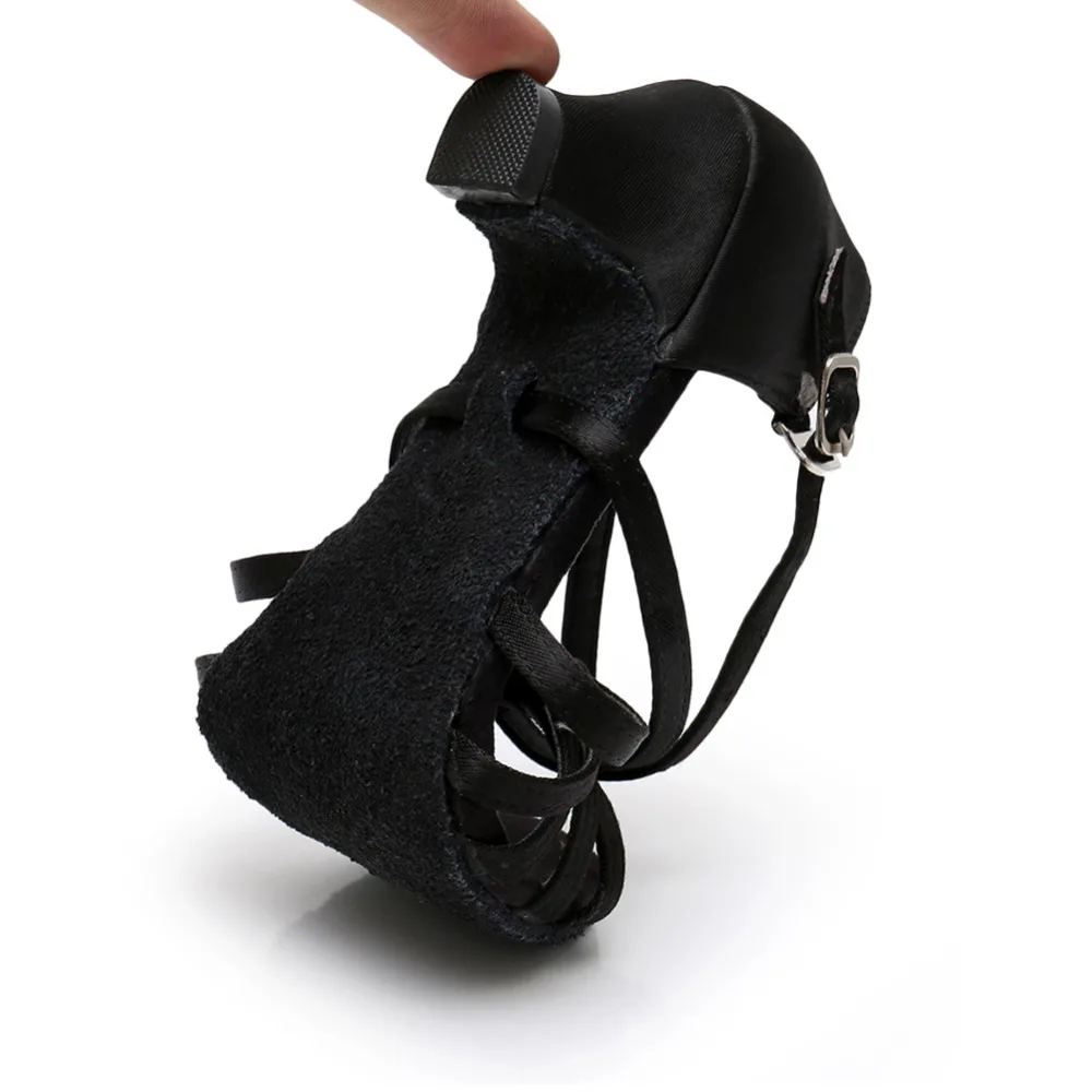 Latin Dance Shoes New Arrival Wholesale Girls Children Child Kids Ballroom Tango Salsa Low Heel Shoes High Quality More Colors