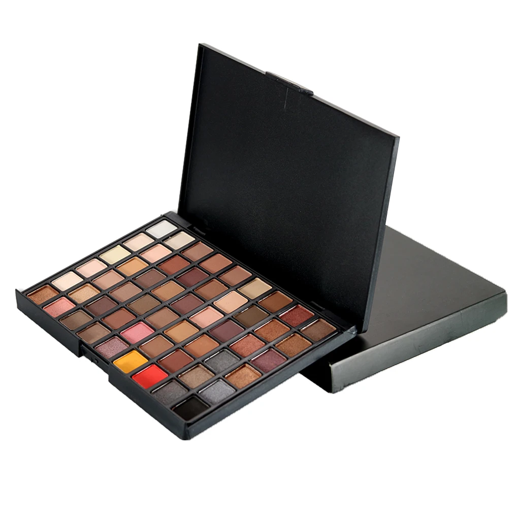 54 Цвета Pro натуральный Блестящий мерцающие матовые тени для век Палетка с