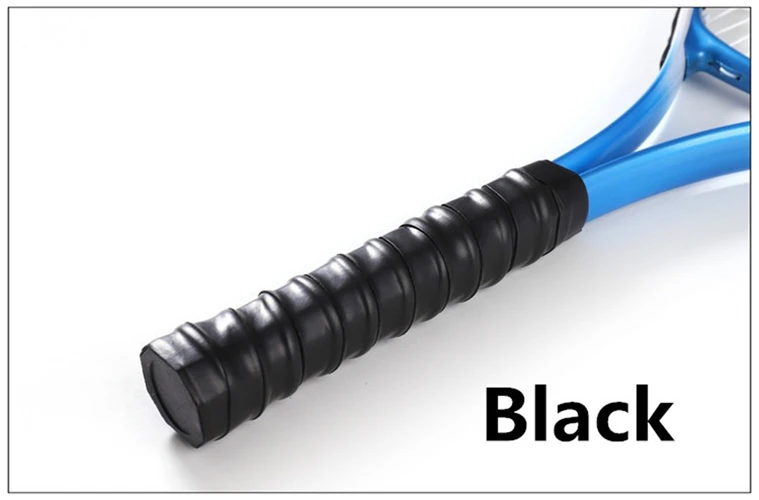 Black Ручка для бадминтонной ракетки Overgrip Сквош теннисная повязка от пота Мужская теннисная лента для обмотки ручек спортивная повязка для головы захват ленты Теннисный браслет - Цвет: Black